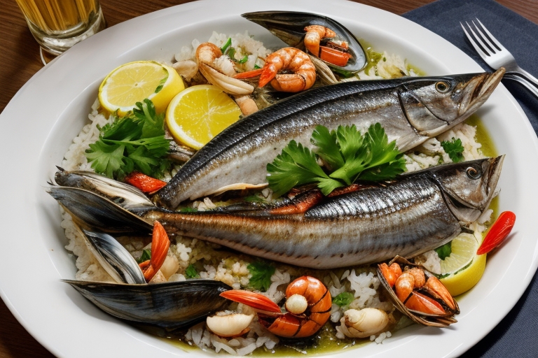 mackerel seafood and shellfish